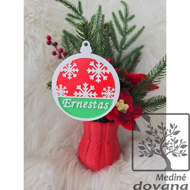 3D žaisliukas su vardu 3