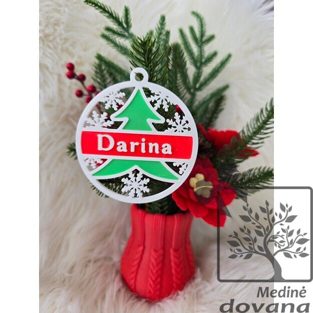 3D žaisliukas su vardu 4