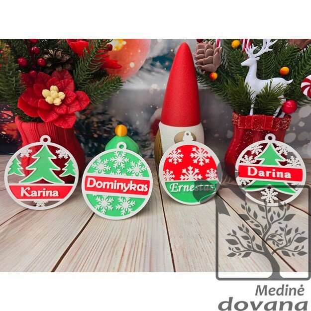 3D žaisliukas su vardu