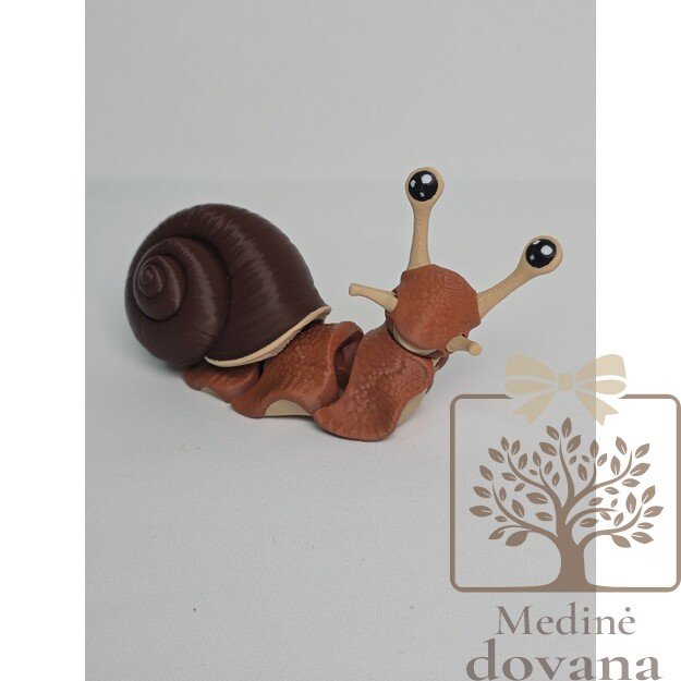 Sraigė – lanksti 3D spausdinta figūrėlė vaikams 2