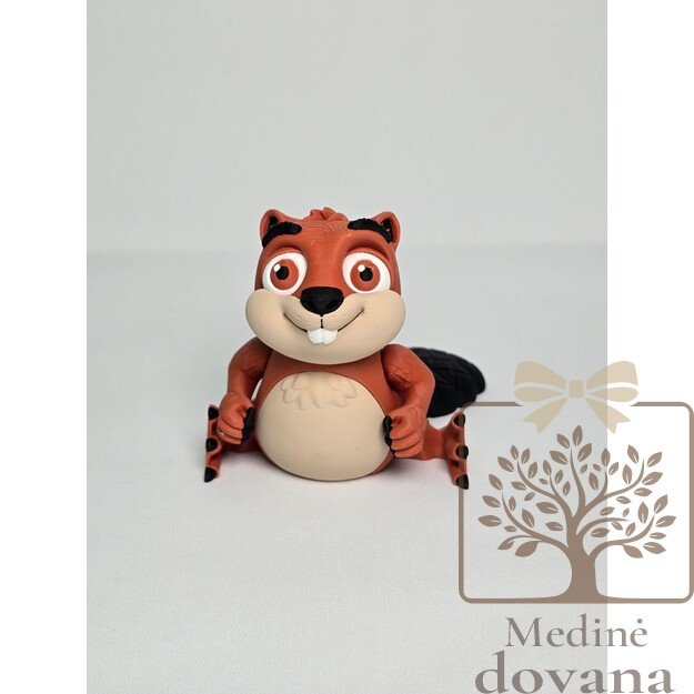 Bebras – lanksti 3D spausdinta figūrėlė vaikams