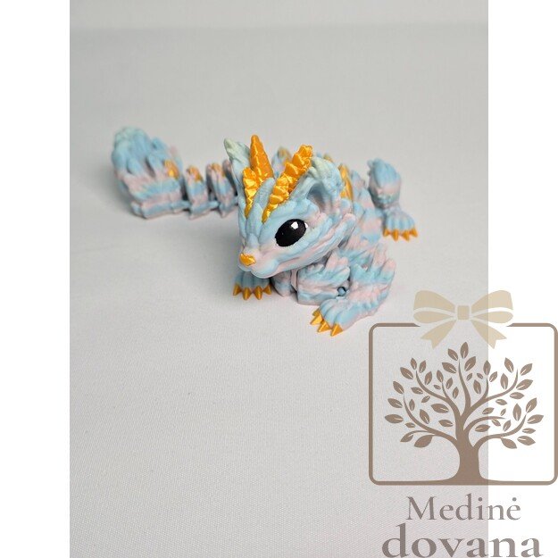 Katino Drakonas – lanksti 3D spausdinta figūrėlė vaikams