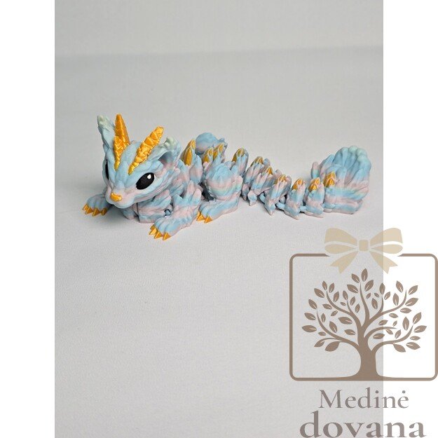 Katino Drakonas – lanksti 3D spausdinta figūrėlė vaikams