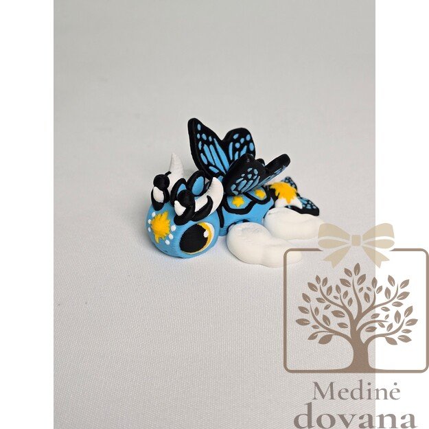 Drugelio Vėžliukas – lankstus 3D spausdintas fantazinis žaisliukas vaikams