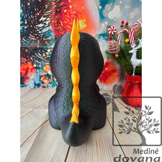 3D spausdinta taupyklė „Spikey Dino“ – linksmas dinozauras vaikams 4