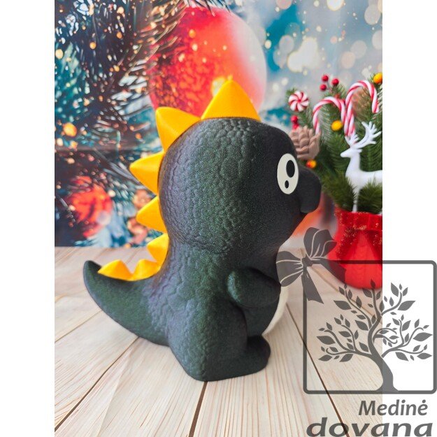 3D spausdinta taupyklė „Spikey Dino“ – linksmas dinozauras vaikams 3