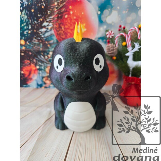 3D spausdinta taupyklė „Spikey Dino“ – linksmas dinozauras vaikams 1