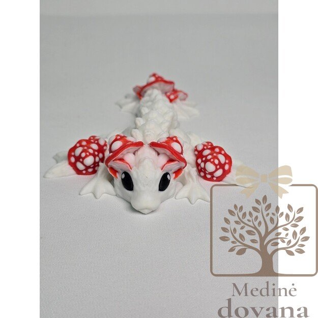 Musmirinis Miško Drakonėlis – lanksti 3D spausdinta figūrėlė vaikams