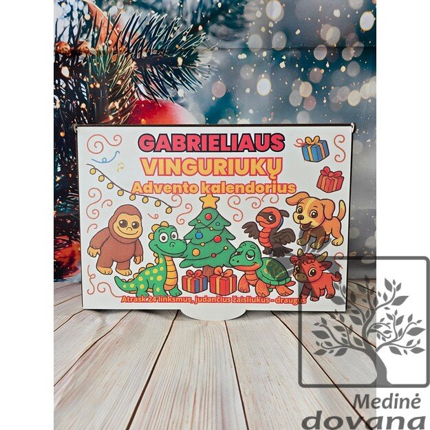 Personalizuotas Advento kalendorius vaikams – 24 judantys žaisliukai 4