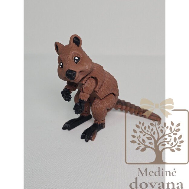 Kvoka (Quokka) – lankstus 3D spausdintas žaisliukas vaikams