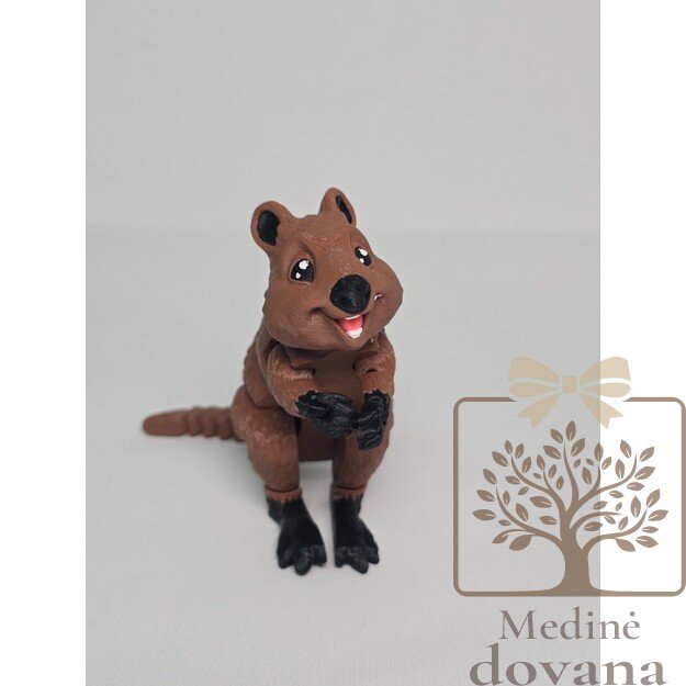 Kvoka (Quokka) – lankstus 3D spausdintas žaisliukas vaikams