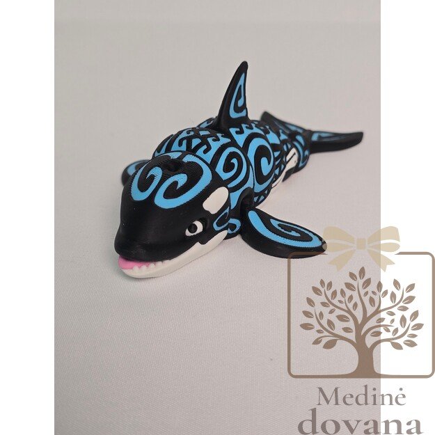 Orka „Tattoo“ – lanksti 3D spausdinta figūrėlė vaikams 2