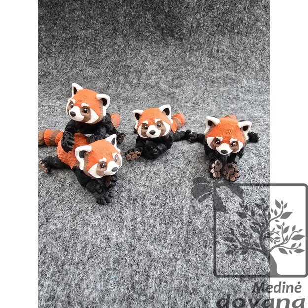 Žavioji RAUDONOJI PANDA – Vinguriukas