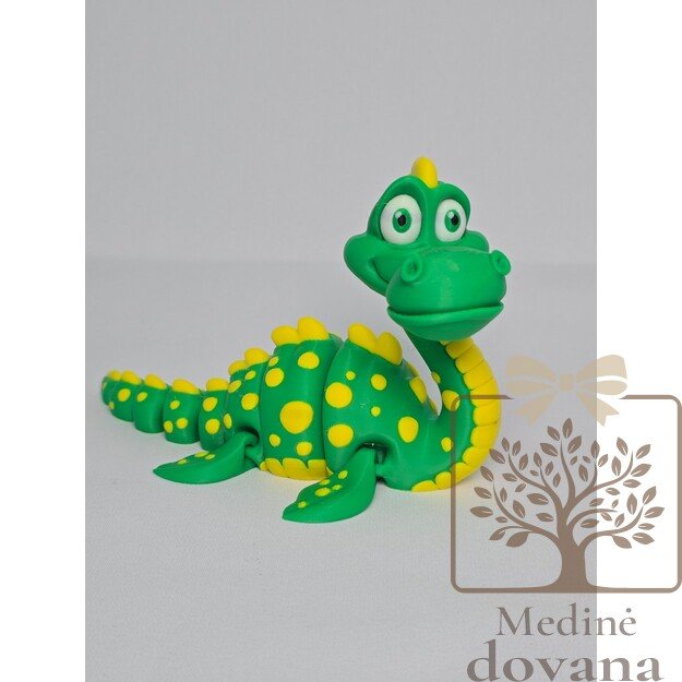 Lochneso Monstras – lankstus 3D spausdintas žaisliukas vaikams
