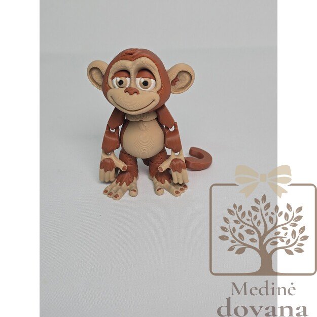 Beždžionėlė – lanksti 3D spausdinta figūrėlė vaikams