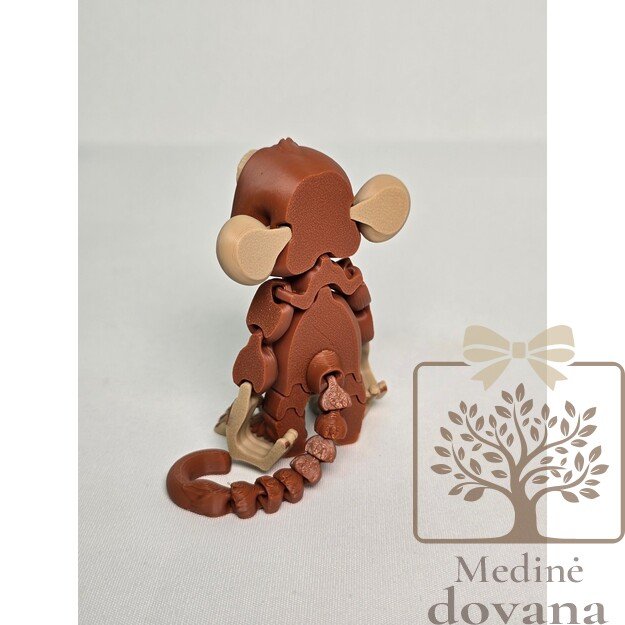 Beždžionėlė – lanksti 3D spausdinta figūrėlė vaikams