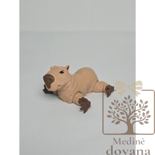 Kapibara – lankstus 3D spausdintas žaisliukas vaikams