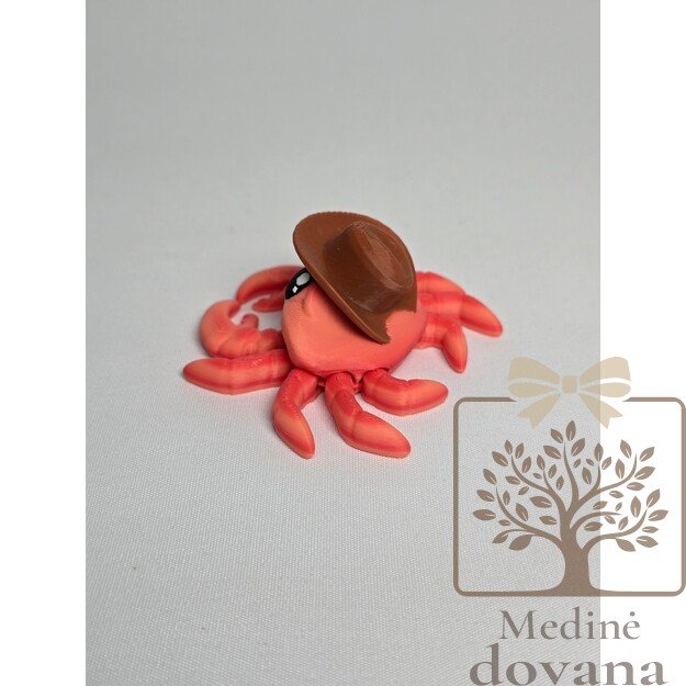 Flexi Kaubojus Krabiukas – lankstus 3D spausdintas žaisliukas vaikams