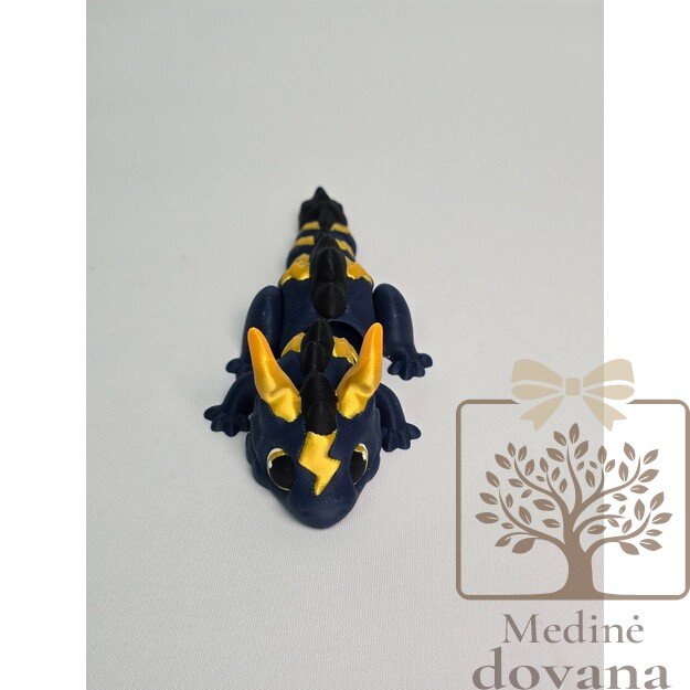 Žaibo Drakonas – lanksti 3D spausdinta figūrėlė vaikams