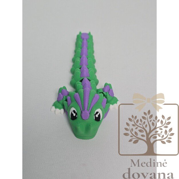 Drakoniukas – lankstus 3D spausdintas drakonas vaikams