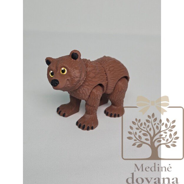 Meškiukas – lankstus 3D spausdintas žaisliukas vaikams