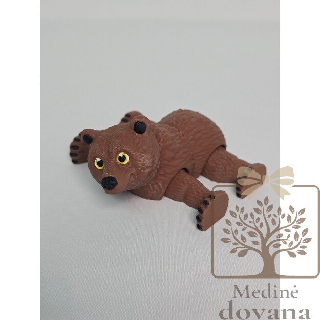 Meškiukas – lankstus 3D spausdintas žaisliukas vaikams