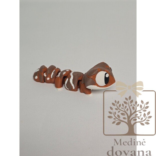 Gekonas – lanksti 3D spausdinta figūrėlė vaikams