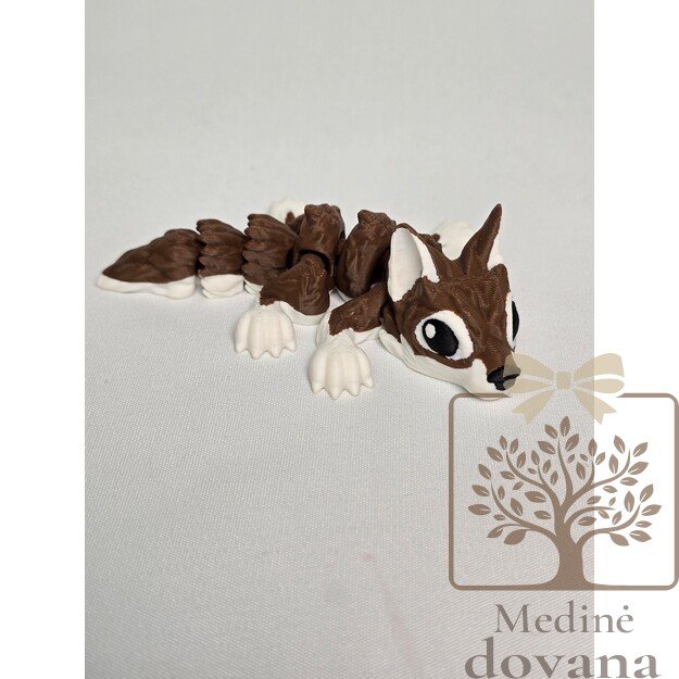 Lankstus Vilkas – 3D spausdinta judanti figūrėlė vaikams