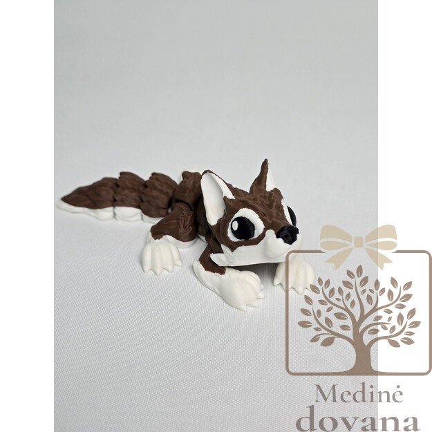 Lankstus Vilkas – 3D spausdinta judanti figūrėlė vaikams