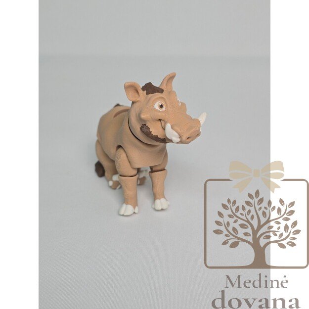 Šernas – lankstus 3D spausdintas žaisliukas vaikams