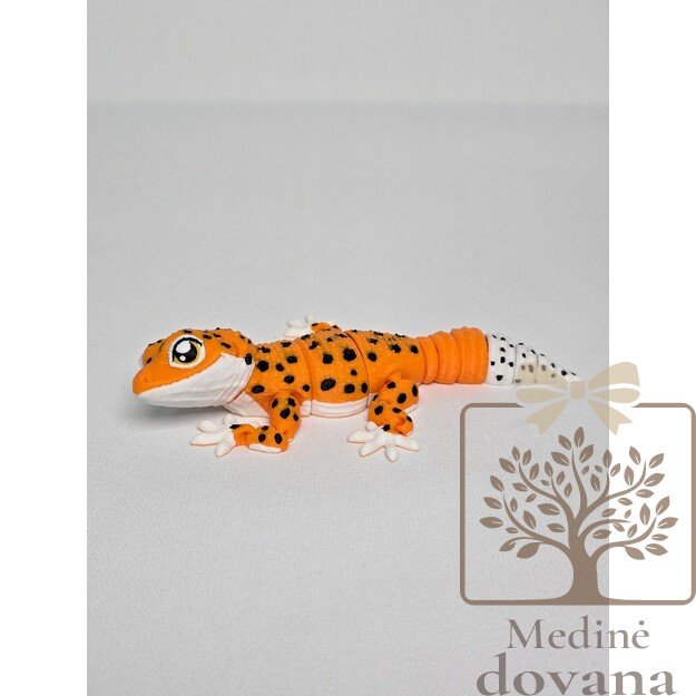 Gekonas – lanksti 3D spausdinta figūrėlė vaikams