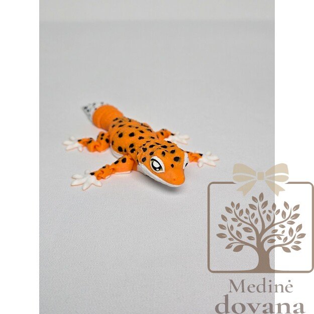 Gekonas – lanksti 3D spausdinta figūrėlė vaikams