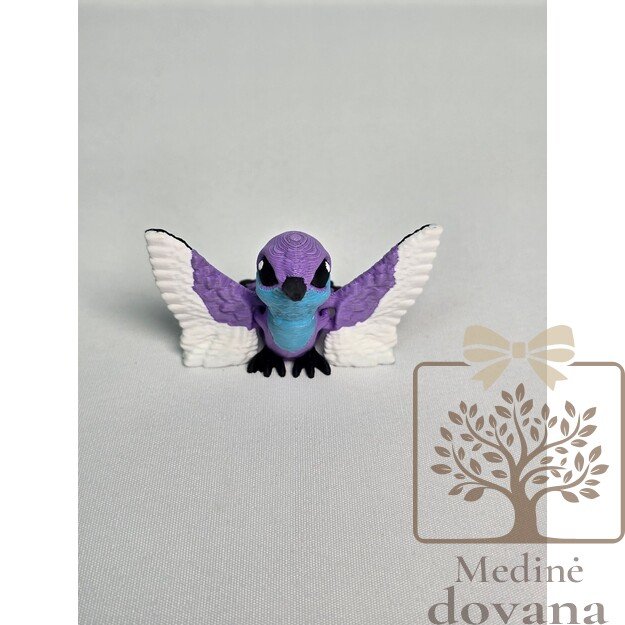 Kolibris – lanksti 3D spausdinta figūrėlė vaikams