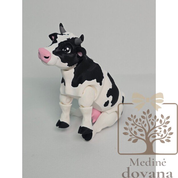 Karvė – lanksti 3D spausdinta figūrėlė vaikams