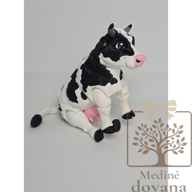 Karvė – lanksti 3D spausdinta figūrėlė vaikams 1