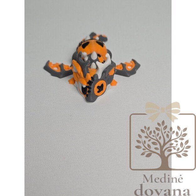 Šešėlių Miško Drakonas – lankstus 3D spausdintas fantazijos žaisliukas