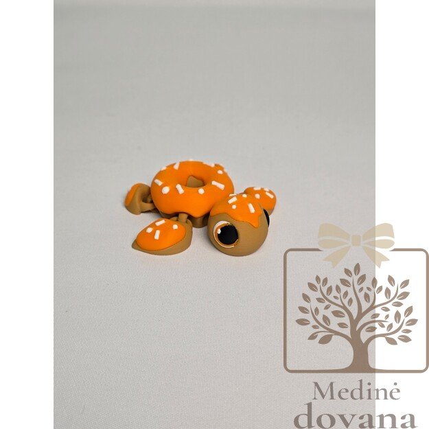 Spurginis Vėžliukas – lankstus 3D spausdintas žaisliukas vaikams