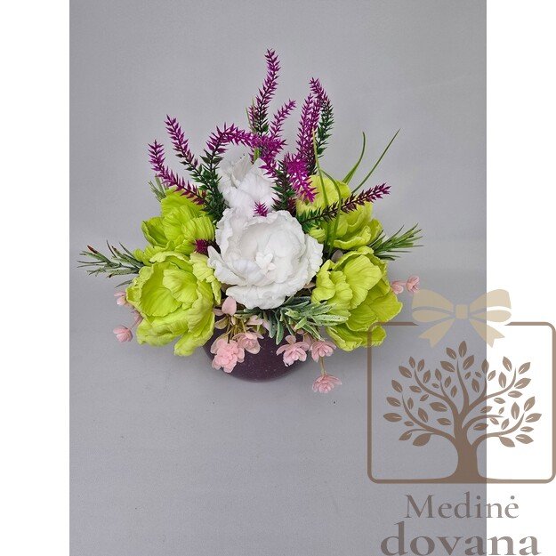 Gaivos žiedų kompozicija – ryški muilo gėlių dovana