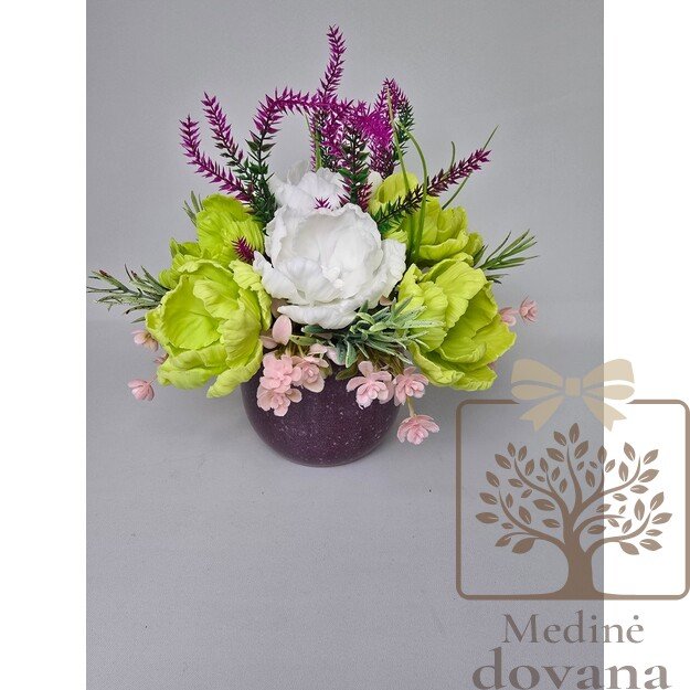 Gaivos žiedų kompozicija – ryški muilo gėlių dovana