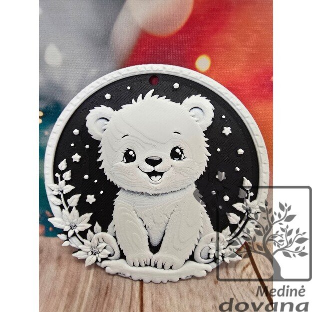 3D Kalėdiniai žaisliukai „Žiemos draugai“ 3