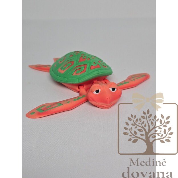 Tattoo Vėžlys – lanksti 3D spausdinta figūrėlė vaikams