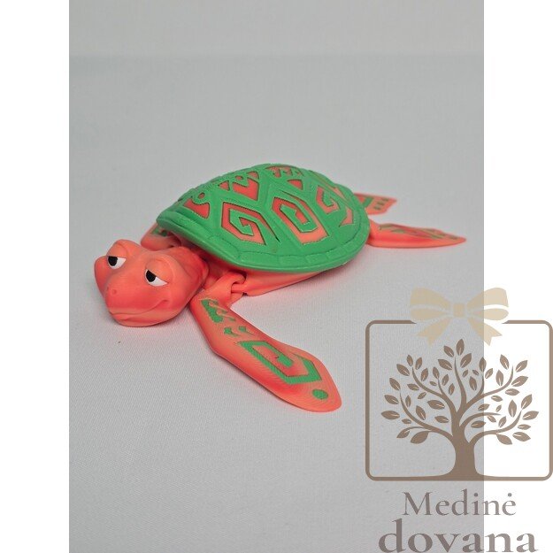 Tattoo Vėžlys – lanksti 3D spausdinta figūrėlė vaikams 1