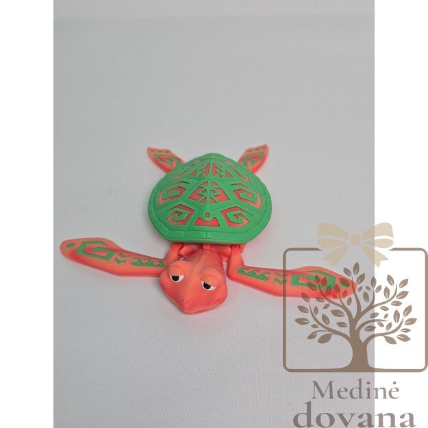 Tattoo Vėžlys – lanksti 3D spausdinta figūrėlė vaikams 2