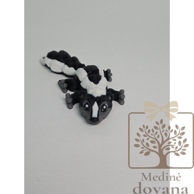 Lankstus Skunkas – lankstus 3D spausdintas žaisliukas vaikams