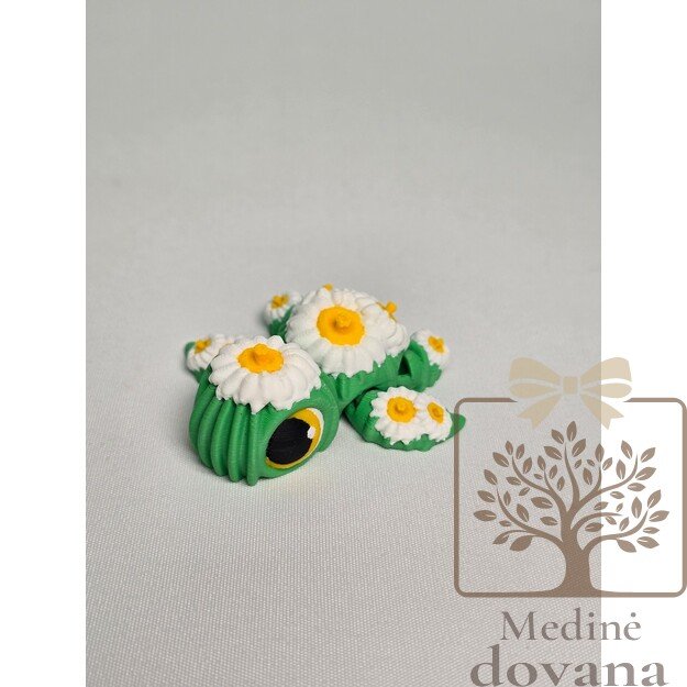 Ramunėlių Vėžliukas – lankstus 3D spausdintas žaisliukas vaikams