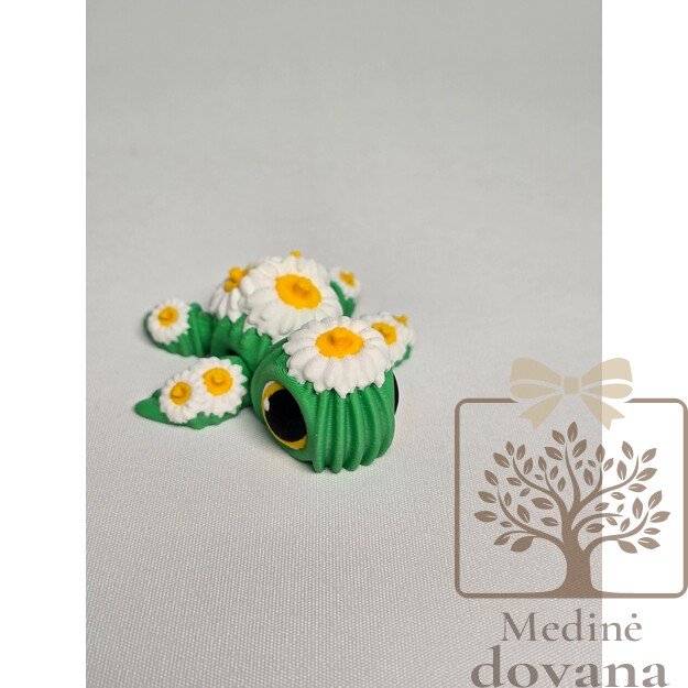 Ramunėlių Vėžliukas – lankstus 3D spausdintas žaisliukas vaikams